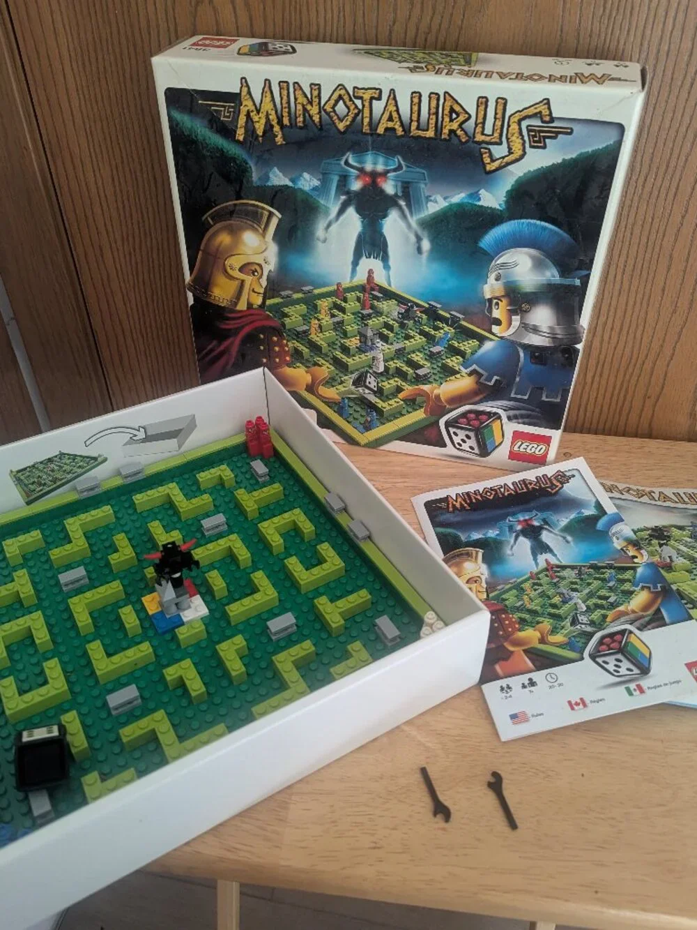 Lego‎ 3841 Minotaurus Buildable Board Game w/ Instructions-Replacement Parts